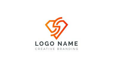 Minimalist SM Logo for Branding and Identity.