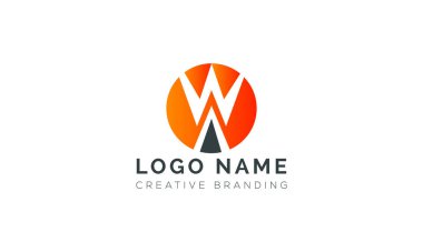 Minimalist WA Logo for Branding and Identity.