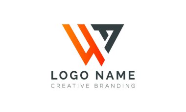 Minimalist WA Logo for Branding and Identity.