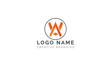 Minimalist WA Logo for Branding and Identity.