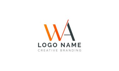 Minimalist WA Logo for Branding and Identity.