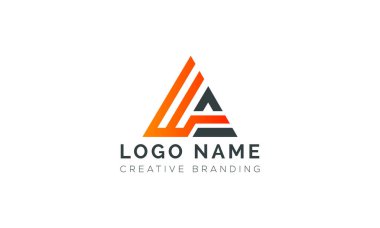 Minimalist WA Logo for Branding and Identity.
