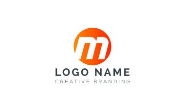 Markalaşma ve Kimlik İçin Minimalist M Logosu.