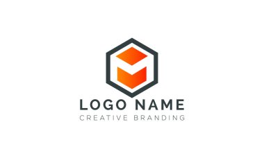 Markalaşma ve Kimlik İçin Minimalist M Logosu.