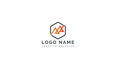 Markalaşma ve Kimlik İçin Minimalist M Logosu.