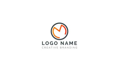 Markalaşma ve Kimlik İçin Minimalist M Logosu.