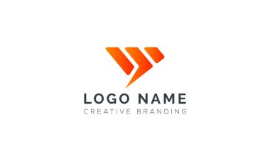 Markalaşma ve Kimlik İçin Minimalist W Logosu.
