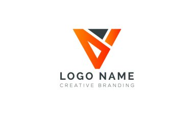 Markalaşma ve Kimlik İçin Minimalist V Logosu.