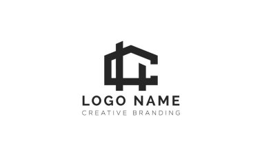 Minimalist CH Logo for Branding and Identity. clipart svg vector 