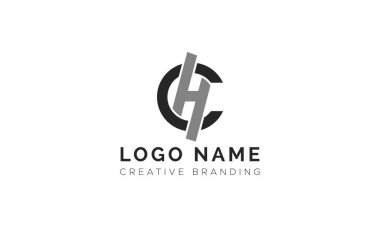 Minimalist CH Logo for Branding and Identity. clipart svg vector 