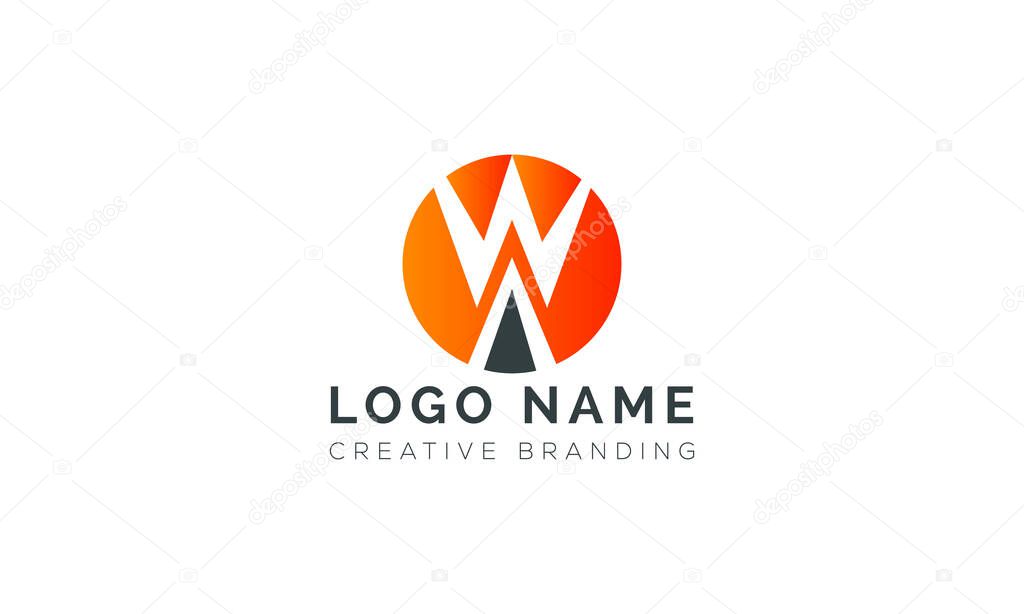 Minimalist WA Logo for Branding and Identity.