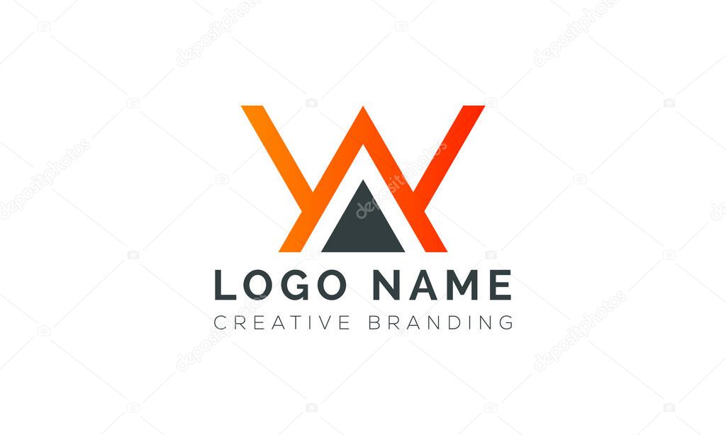 Minimalist WA Logo for Branding and Identity.