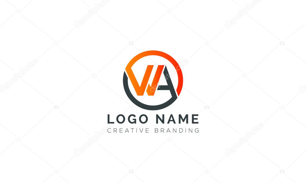 Minimalist WA Logo for Branding and Identity.