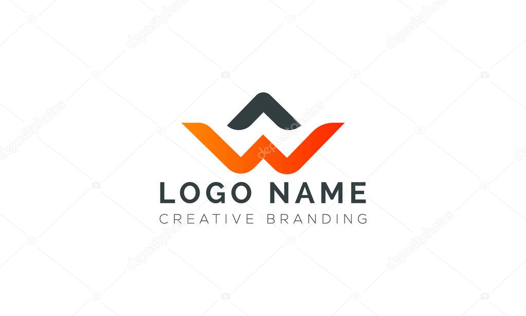 Minimalist WA Logo for Branding and Identity.