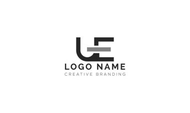 Minimalist UE Logo for Branding and Identity.