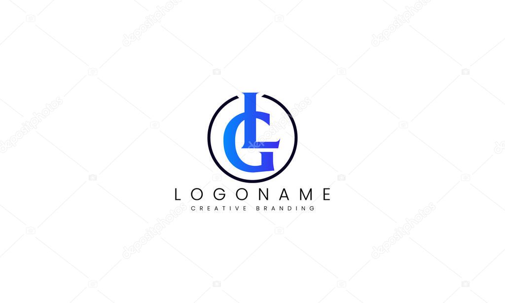 Minimalist GL Logo for Branding and Identity.
