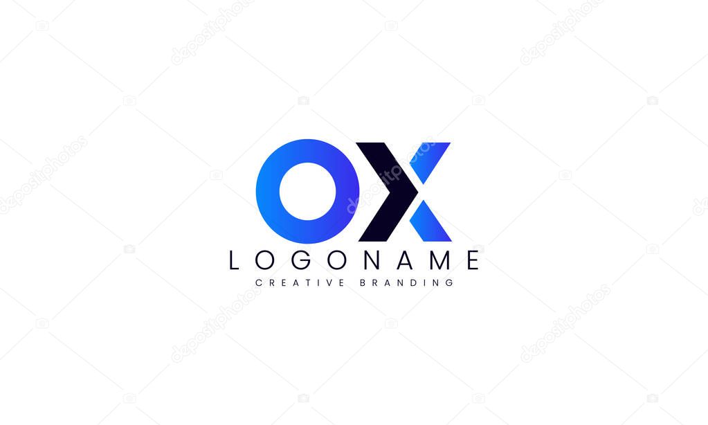 Minimalist OX Logo for Branding and Identity.