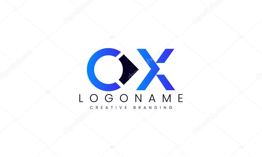 Minimalist OX Logo for Branding and Identity.
