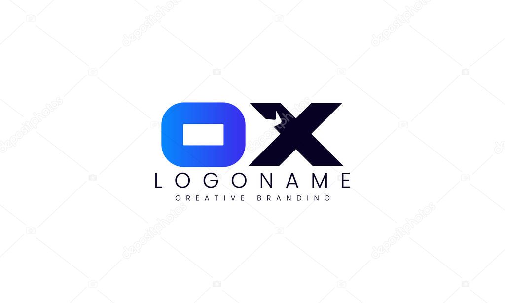 Minimalist OX Logo for Branding and Identity.