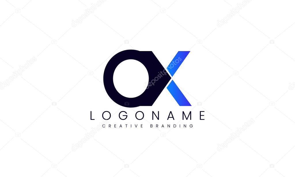 Minimalist OX Logo for Branding and Identity.