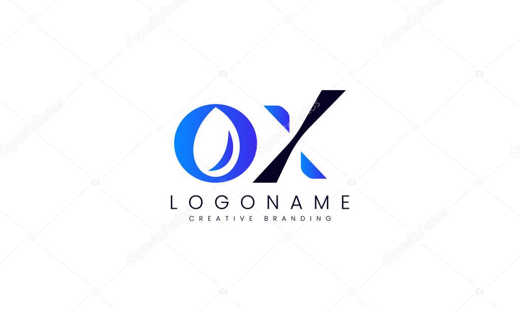 Minimalist OX Logo for Branding and Identity.