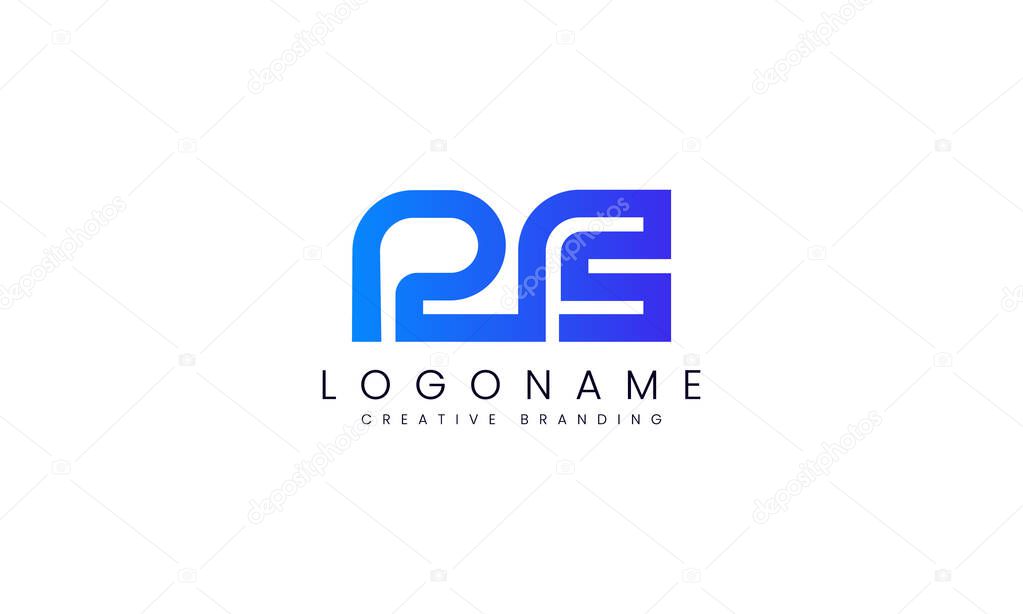 Minimalist PF Logo for Branding and Identity.