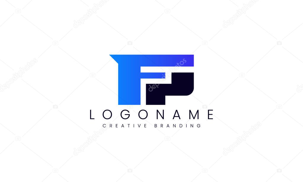 Minimalist PF Logo for Branding and Identity.