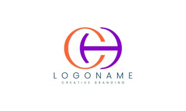 Minimalist CH Logo for Branding and Identity. clipart svg vector 