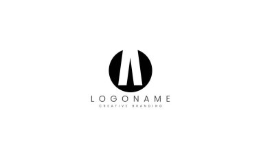 Markalaşma ve Kimlik İçin Minimalist A Logosu.