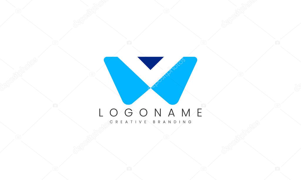 Minimalist W Logo for Branding and Identity.