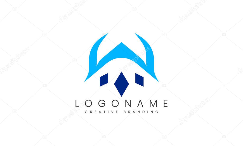 Minimalist W Logo for Branding and Identity.