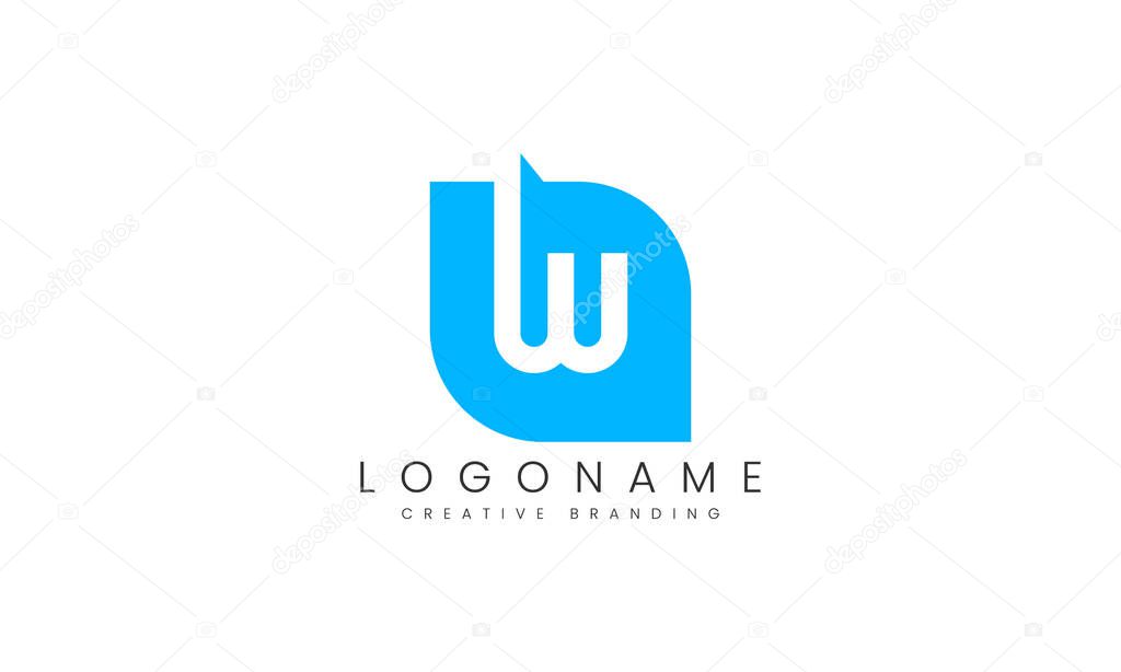 Minimalist W Logo for Branding and Identity.
