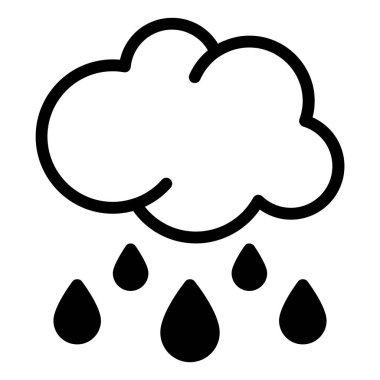 Simple vector illustration of an eco-friendly cloth bag icon.