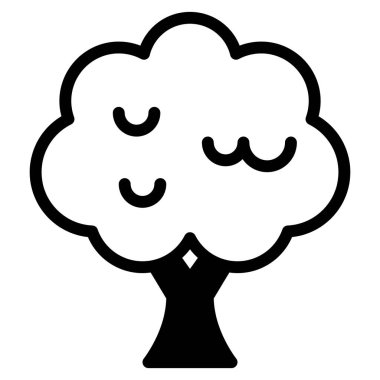 Simple vector illustration of an eco-friendly cloth bag icon.