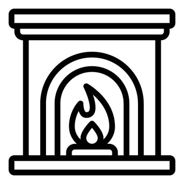 Bir çan şeklinin basit vektör çizimi.