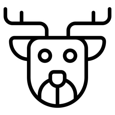 Bir çan şeklinin basit vektör çizimi.