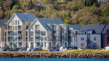 Akureyri, İzlanda 'nın sakin rıhtımı, Ağustos 2025. 