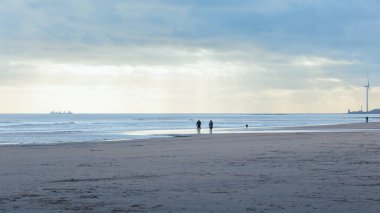 Everchanging Kambois Plajı, Kambois, Northumberland, Şubat 2026