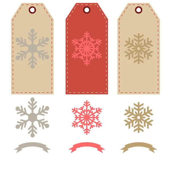 Süslü hediye seti, dikişli kenarlar, yuvarlak bir delik ve bej, kırmızı ve taupe renginde üç kar tanesi. Sıcak kış paleti ve klasik esinlenilmiş tasarım hoş bir tatil havası taşıyor. Hediye paketleme, kırtasiye ve mevsim için mükemmel.