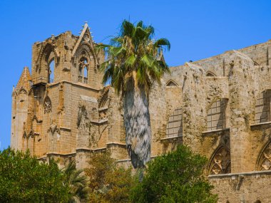 Kıbrıs 'ın Famagusta kentindeki Aziz Nicholas Katedrali (Lala Mustafa Paşa Camii) 13 Haziran 2025