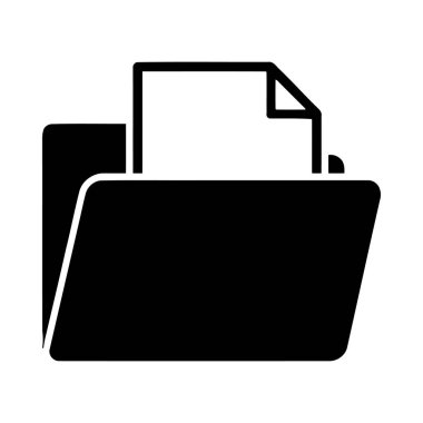 Dosya. Web simgesi basit illüstrasyon