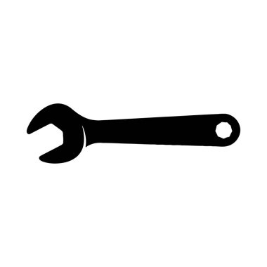 İngiliz anahtarının vektör çizimi