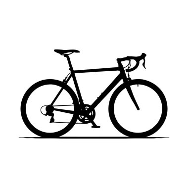Bisiklet ikonu vektörü. düz dizayn.