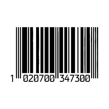 barkod simgesi. Web için basit kod kod kod vektör simgesi çizimi