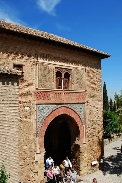 Wine Gate at Alhambra Palace, Granada. — Stock Fotó