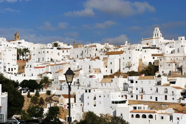 Görünüm beyaz köy, Vejer de la Frontera, İspanya. — Stok fotoğraf