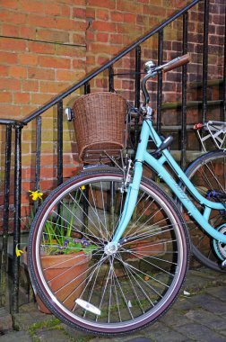 korkuluklar kadar eğilerek icycle, Lichfield.