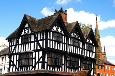 High Town High House 1621 yılında inşa, Hereford,.
