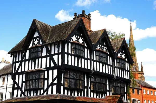 The High House in High Town Buffell in 1621, Hereford ,. — стоковое фото
