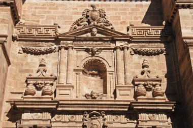 Katedral, Almeria dışında Heykel detay.